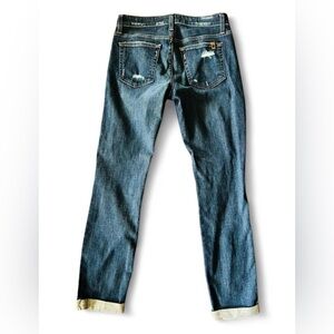 Joe's Jeans Straight Crop. Distressed. Cuffed.